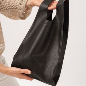 Rare Leather Baggu Bag - Small Size - Excellent Condition, Made in USA